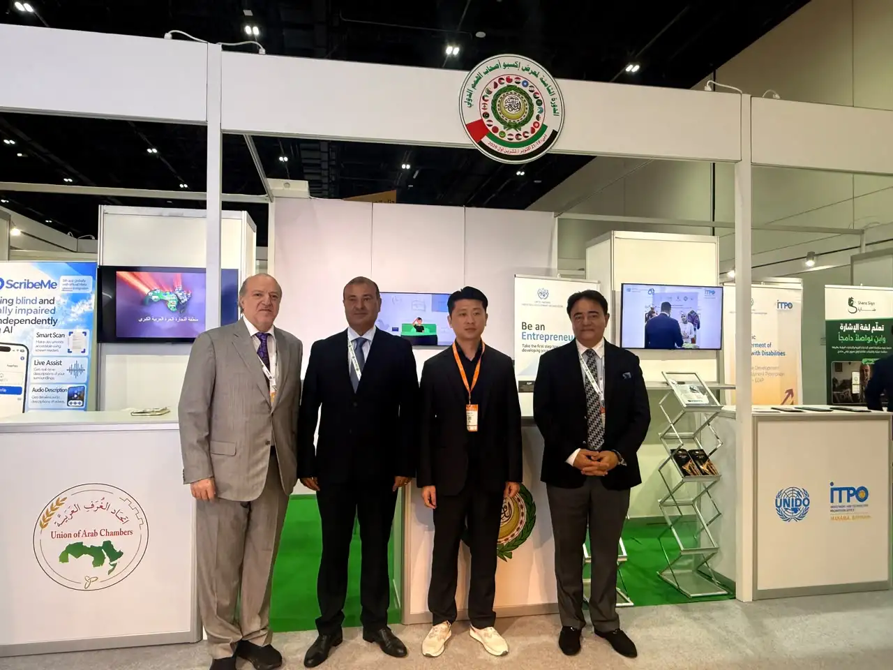 خالد حنفي خلال إكسبو أصحاب الهمم الدولي 2026